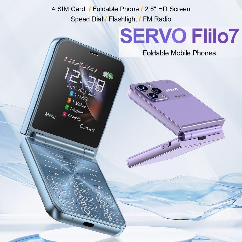 Складной телефон Flilo7 с FM-радио, женский раскладной мобильный телефон, небольшой раскладной мобильный телефон