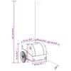 Bicycle Trailer Black 30 kg Iron