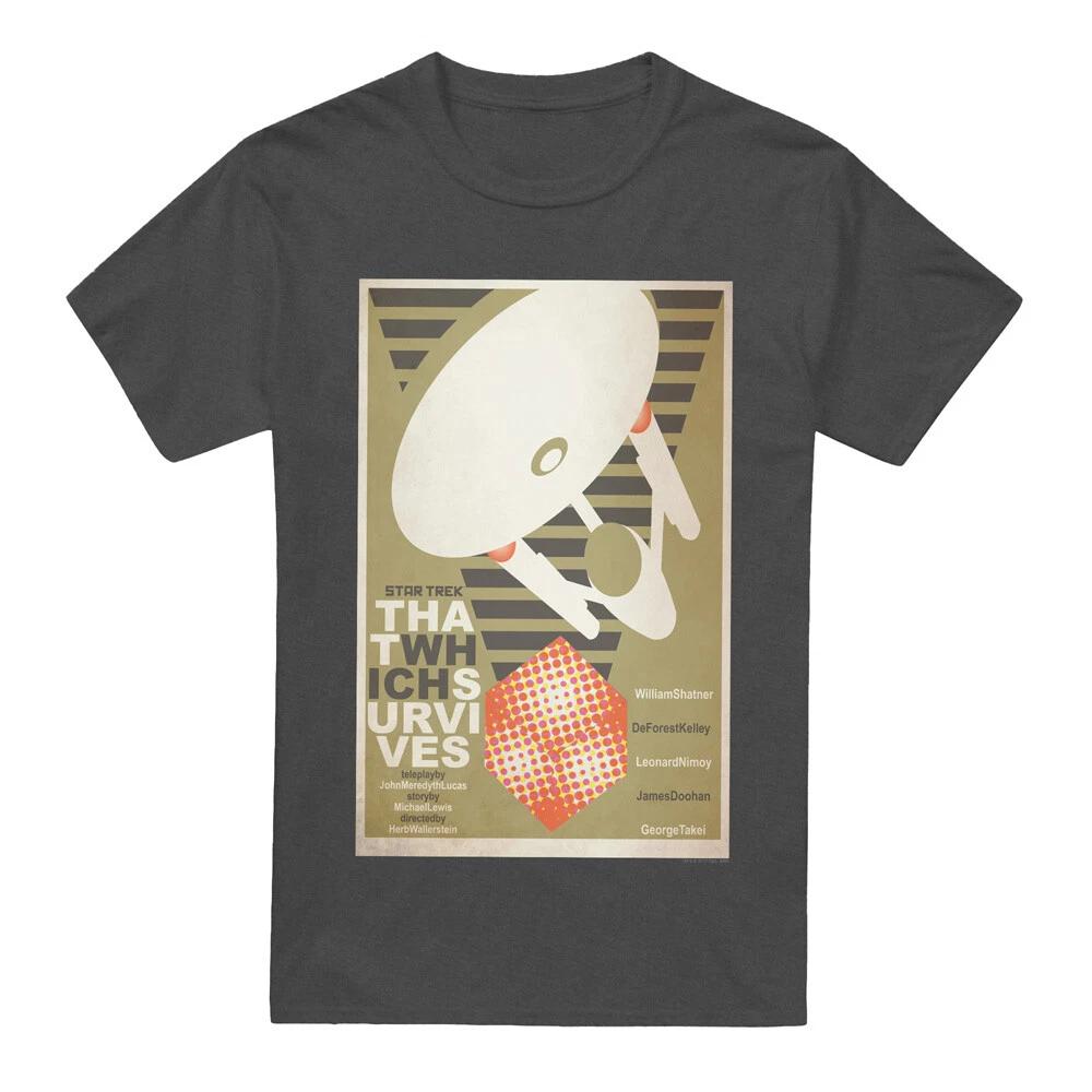 Футболка Star Trek Tos Эпизод 72 S-2XL, Угольный