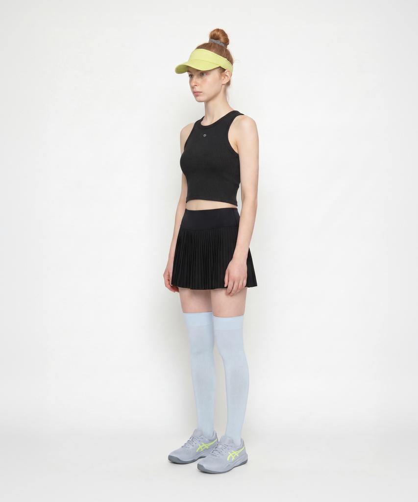 Sperry Pleated Easy Skirt_Black [Sprq_0002]