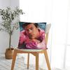 Kiss All The Time Pink Square Pillow Case Harrys Music Styles Cushion Covers Funny Decorative Pillowcover For Sofa 45*45Cm