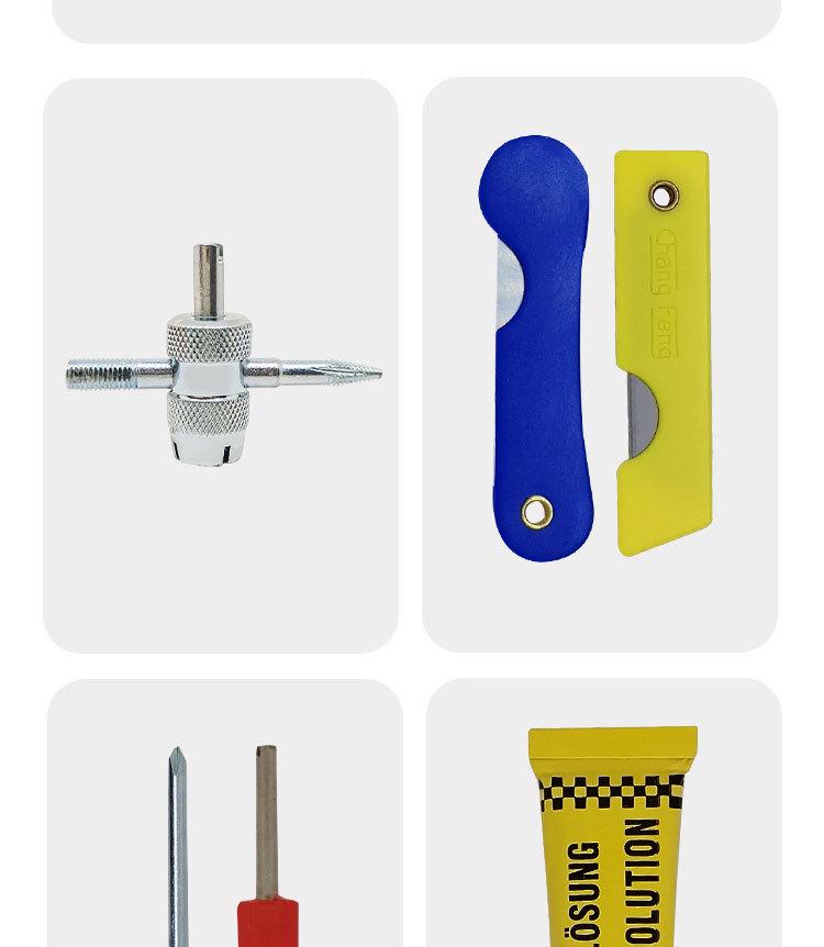 Motorcycle & Car Vacuum Tire Repair Tool Kit