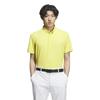 Adidas Golf Golf Monogram Short Sleeve Pure Sulfur Men's Shirt,