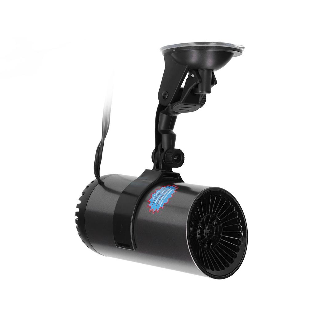Car Heater 2 In 1 Fan 150W 12VDC Portable Defogger Plug and Play with 360 Degrees Rotary Holder Suction Cup