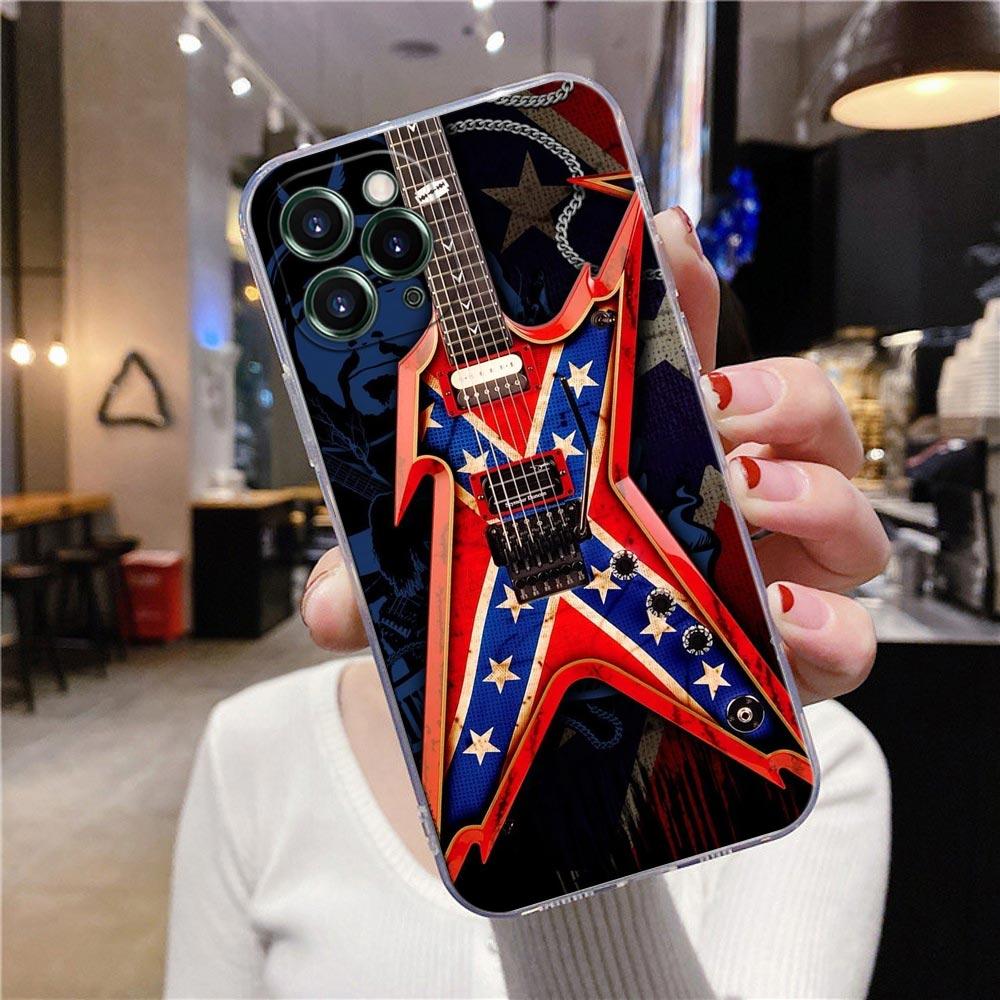 Прозрачный чехол для Apple iPhone 12 11 13 Pro Max mini XS X XR 7 8 Plus SE, чехлы Pantera Dimebag Darrell Guiar Rock Band