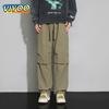 Мужские свободные брюки весна-лето спортивные повседневные брюки спортивные штаны для бега брюки-карго для мужчин мешковатые широкие брюки мужская уличная корейская одежда