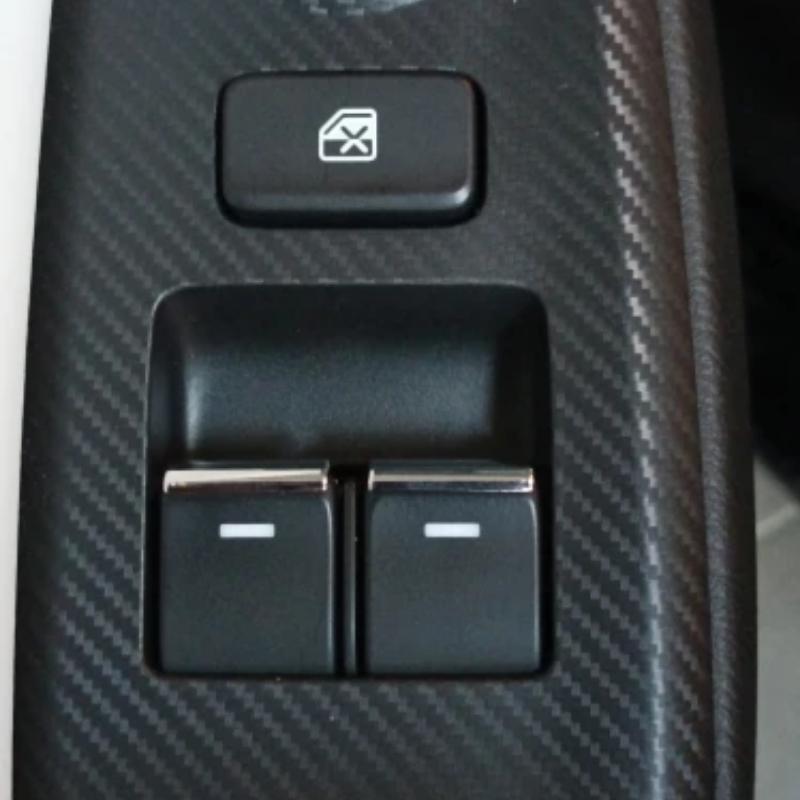 Для Mazda 3 6 CX5 CX-5 ATENZA Axela Кнопки стеклоподъемника Блестки Декоративная наклейка Хромированная накладка из АБС-пластика Аксессуары для стайлинга автомобиля