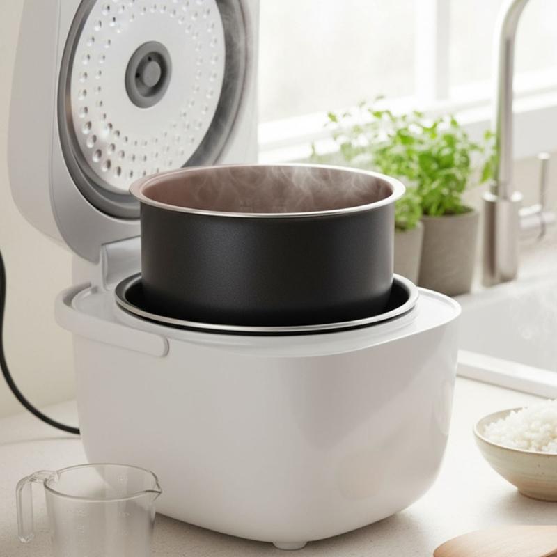 Универсальная сменная внутренняя кастрюля для рисоварки 2 л 3 л 4 л 5 л на выбор Антипригарное покрытие Безопасный дизайн с равномерным нагревом