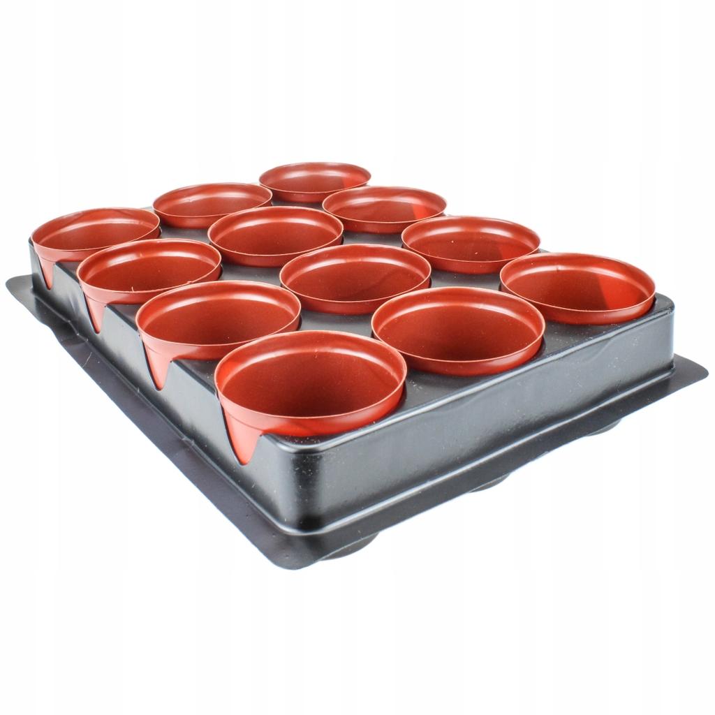 Gardenline Komplet 12 Doniczek + Tacka Eda3083