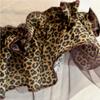 Сладкая юбка-хип-скарф с леопардовым принтом, хип-хоп, многослойные наряды, пояс, аксессуары для талии