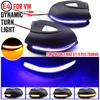 Dynamic Blinker For Volkswagen Golf MK6 for GTI 6 R Line VI R20 LED Turn Signal Light Touran GTD Side Mirror Indicator for