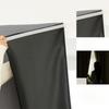 Solid Color Blackout Curtains Self-adhesive Insulation Curtains Window Drapes  for Bedroom Bathroom