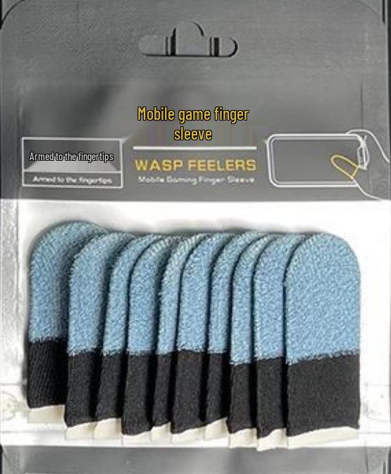 Deluxe Double Color Anti-Sweat Finger Cots for Esports & PUBG - Superconducting Design, Big Gift Pack