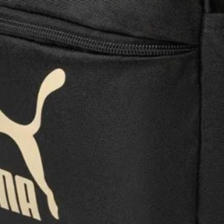 New PUMA Fabric Backpack Kids' Black & Gold 940796-02