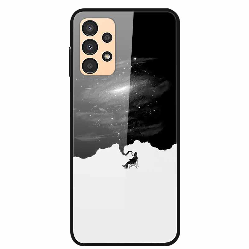Чехол для Samsung A53 5G 2022 Мраморное Закаленное Стекло Жесткая Задняя Крышка для Samsung Galaxy A33 A73 5G Чехлы для Телефона Защитные Fundas