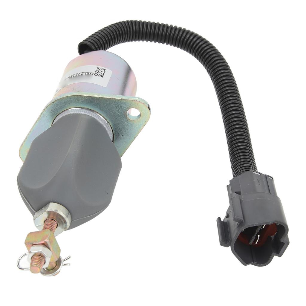 Fuel Shut Off Solenoid 1751ES‑12A3UC12B1S Engine Fuel Stop Solenoid for Marine Engines DC12V