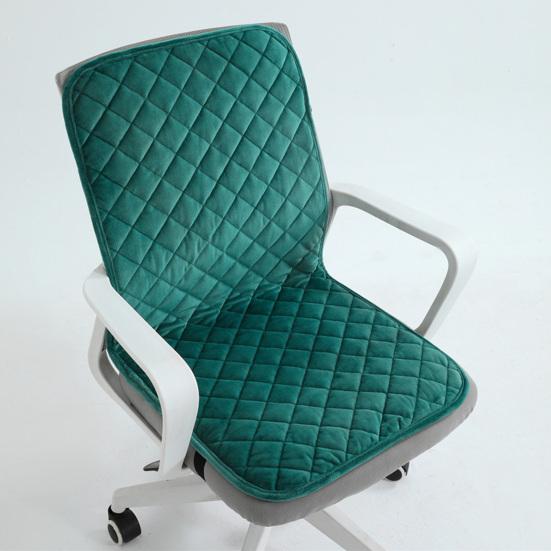 Plush Seat Cushion with Adjustable Design Soft Comfortable Chair Pad Removable Foldable Backrest Cushion