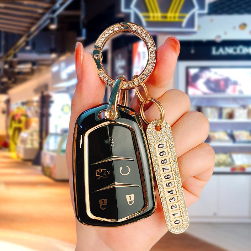 Premium Key Cover for 2022 Cadillac XT5/XT4/CT6/ATSL/XTS