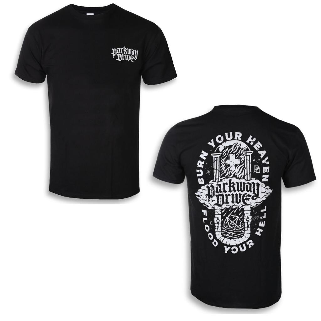 Hot Parkway Drive Band Graphic Cotton T-shirt Unisex Summer Short Sleeve Fashion Brand Tee Luxury Casual Vintage Retro Top