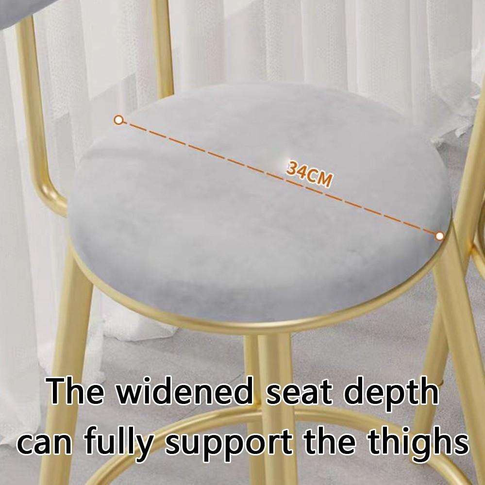 75/65 см барные стулья со спинками для столовой, высокие стулья для кафе, легкие роскошные кованые стулья