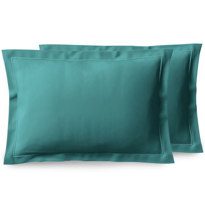 Наволочка из чесаного перкаля "Джулиан" все размеры Чистый хлопок - Джулиан Паон - 50 х 70 см, плоские стеганые рюши