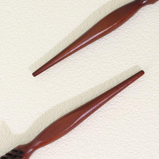 1/2Pcs Boar Bristle Teasing Hair Brush Wooden Long Handle Curl Fluffy Hair Rat Tail