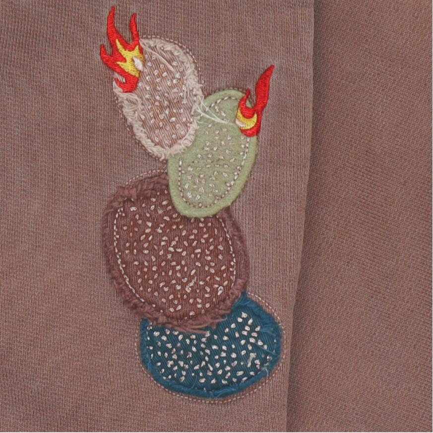 Jordan X Travis Scott Флисовые карманы на шнурке с вышивкой Прямые свободные повседневные брюки Мужские брюки Коричневые DO4098-256