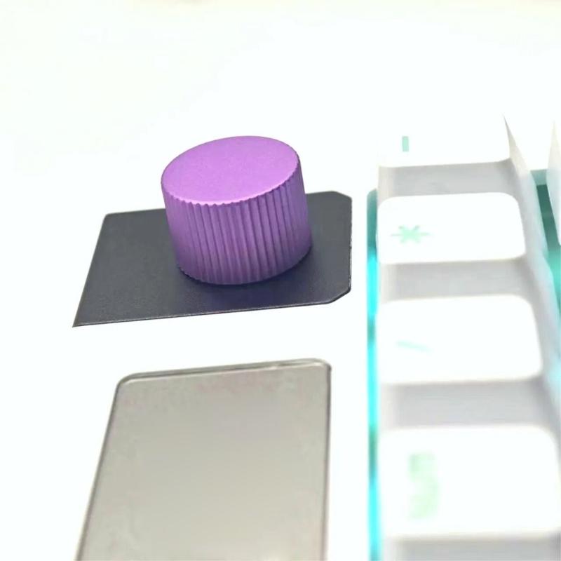 Металлическая поворотная ручка для D-образного вала, полувала, механических клавиатур, эргономичная алюминиевая конструкция, тактильная регулировка