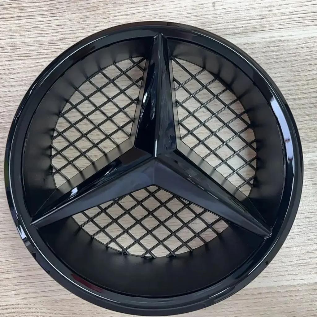 AJBR2 Grill Badge Grid style Front Emblem for Mercedes benz AMG A B C E CLA CLS SLK GL Metris GLK GLA G R V VITO GLE GLC GLS