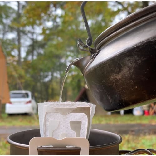 KALUGII Trangia Kettle Dedicated Spout (Stainless Steel) Attaches to Lid for Storage, Coffee Drip, Ultra-Lightweight, Skitter Drip Nozzle, Camping