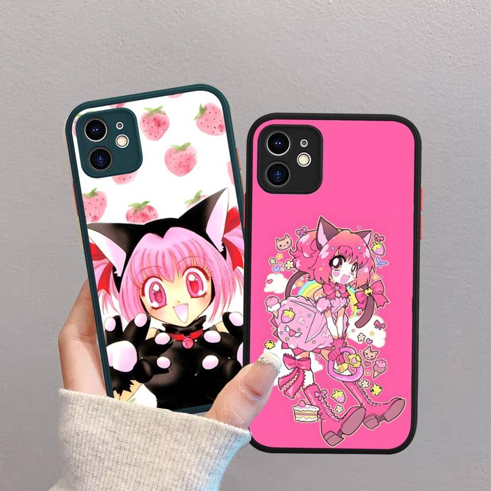Чехол для телефона Tokyo Mew Mew Аниме для IPhone 16e 16 15 14 13 12 11 Pro Max X XS Max Plus Матовый Прозрачный
