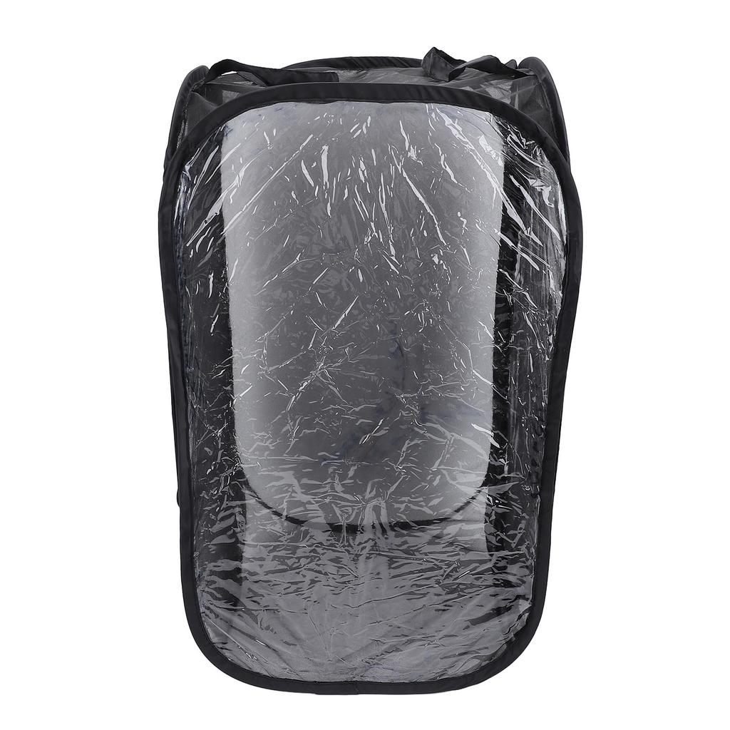 Outdoor Mesh Plant Enclosure Black Collapsible Mesh Cage for Plant Greenhouses Observation Rooms