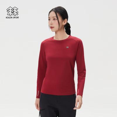 Женская влагоотводящая футболка с длинным рукавом KOLON SPORT S-FUNCTIONAL