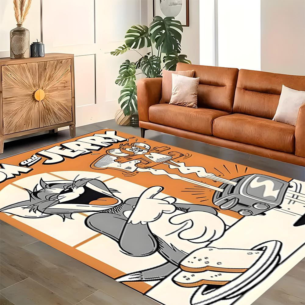 Tom And Jerry Adventure for Living Room rug, Bedroom, Study Room, Hallway Decoration, Perfect for Home Decoration or Holiday Gifts