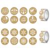 500pcs Gift Tags Cards Label Snowflake Holiday Stickers Merry Christmas Stickers  Christmas Decor