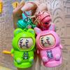 Rabbit Face Changing Doll Cartoon Doll Toy Key Ring Creative Frog Keychain  Playing Supplies