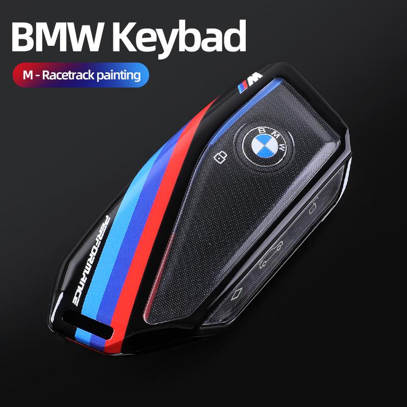 BBJW3 Capa/Estojo para Chave de Carro BMW 740i 760i Série 5 G60 X1 X2 X5 X6 X7 IX1 IX2 IX I5 I7 G05 2023 em ABS+TPU para Controle Remo
