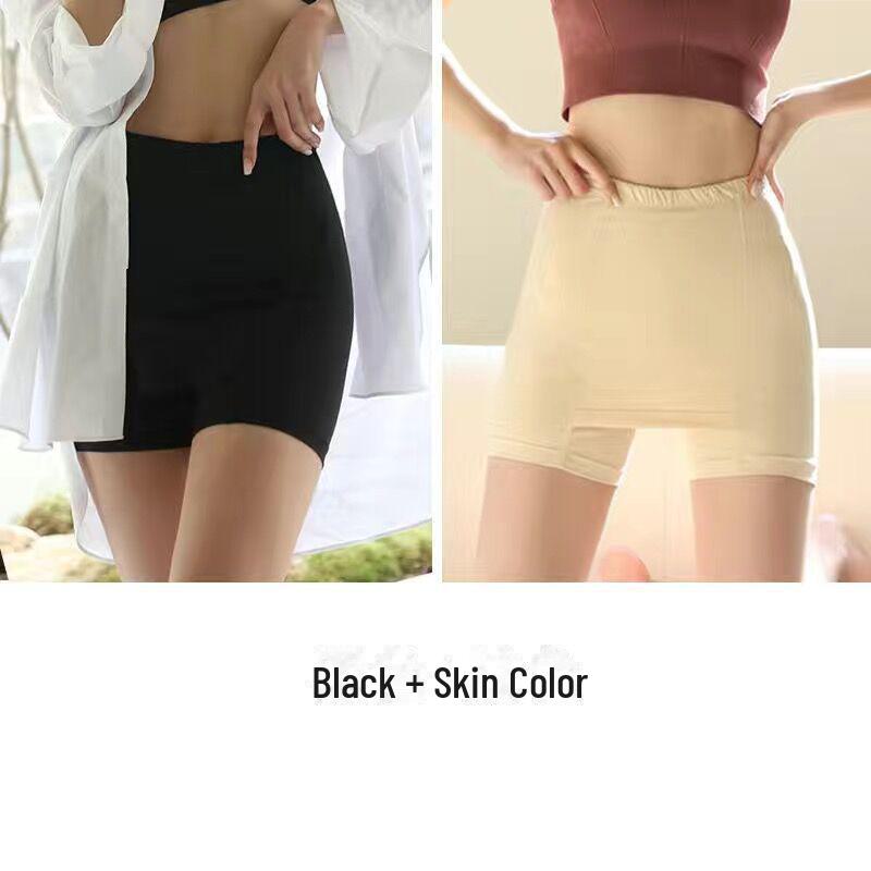 Women's Ice Silk Seamless Anti-Exposure Summer Shorts - Lightweight, Wear Outside, Safety Shorts for JK Skirt