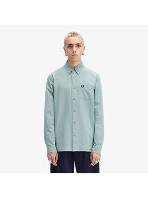 [подлинная Headquarters] Fred Perry [базовый вариант] Рубашка Oxford с длинным рукавом X06 Afpm2435516 X06 qzgAfpm2435516 X06