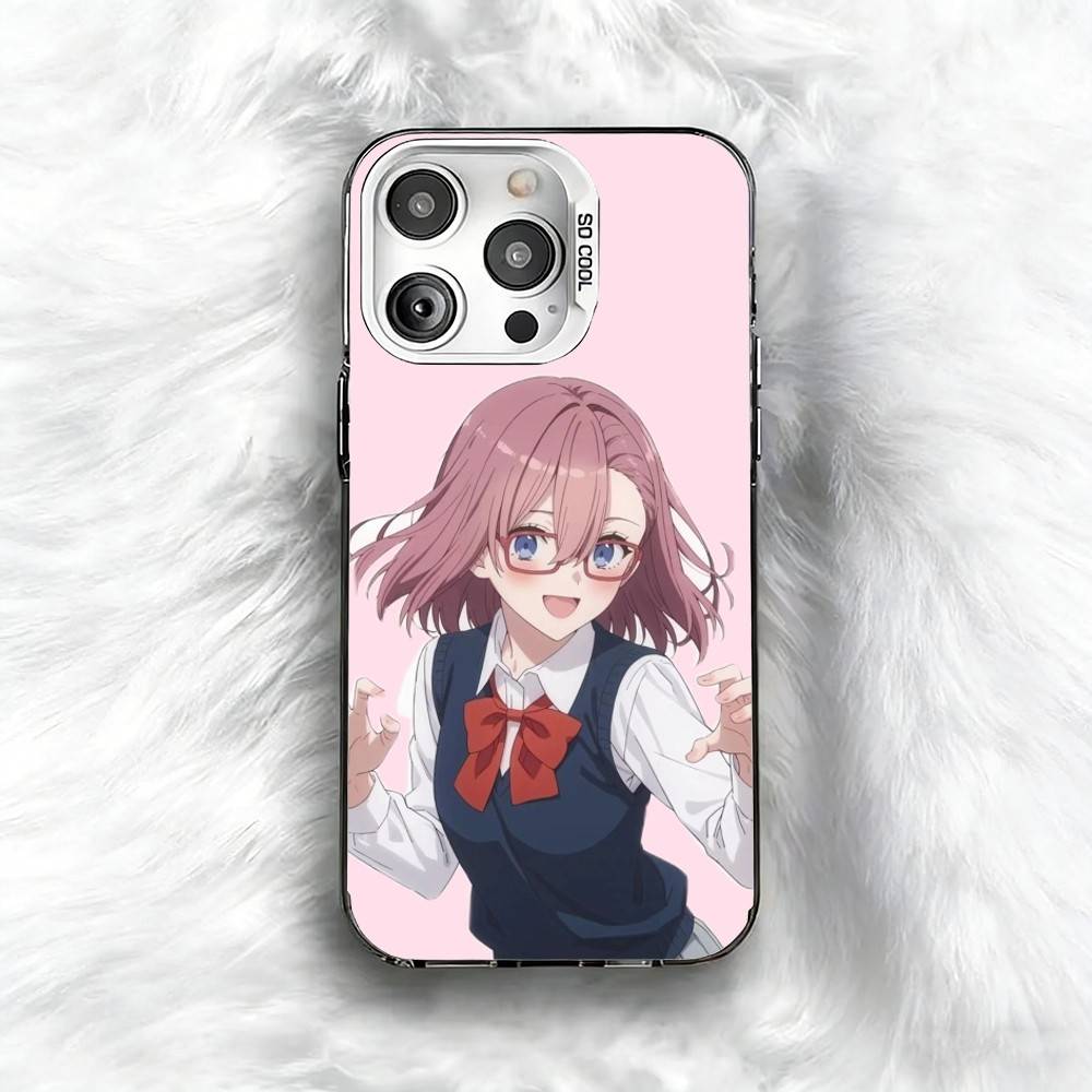 2.5 Dimensional seduction Amano Ririsa  Phone Case For iPhone 16 17 15 14 12 13 Pro Max Black Color Shockproof Cover