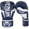 VENUM Elite Boxing Gloves (Navy Blue/White) (12oz)