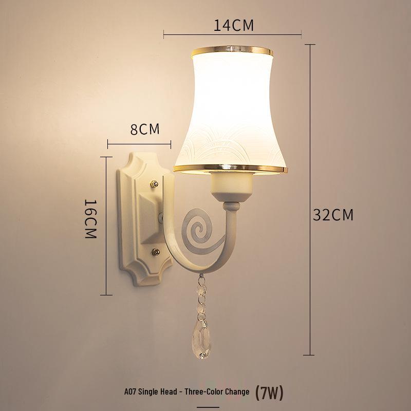 2025 Современный теплый настенный светильник для спальни, гостиной, столовой и лестницы