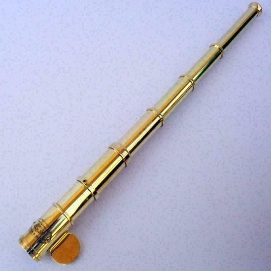 Старинный старинный латунный телескоп морской морской ручной работы пиратская подзорная труба