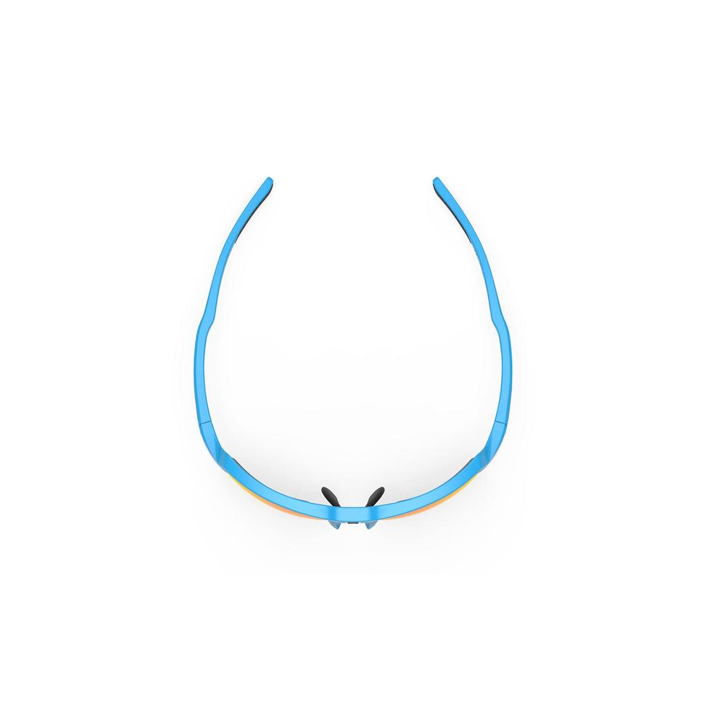 RUDYPROJECT DELTABEAT Running Sunglasses In Azure Orange Lens Lens 51mm Matte/Multi-Laser (SP744086-0R00), Width 69mm, Height