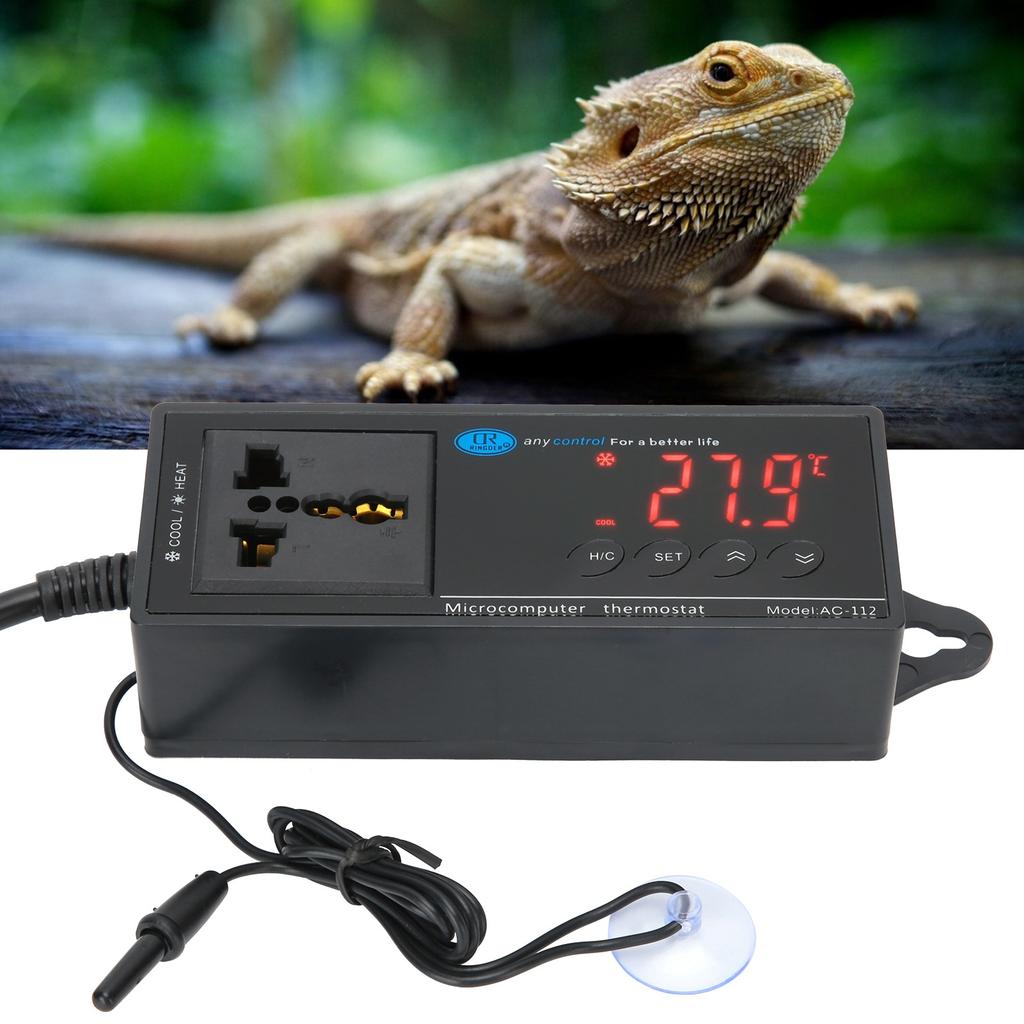 Digital Temperature Controller Thermostat for Reptile Incubator Greenhouse Aquarium