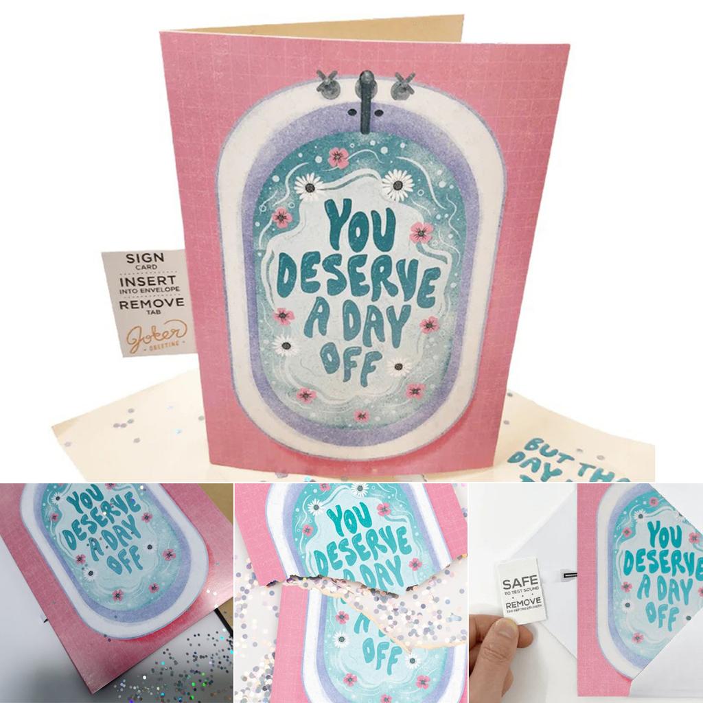 Clown Greeting Prank Card,Eternal Mom Mother's Card With: Non Stop Mom Singing Card With Glitter - Double Prank - Guaranteed Laughter