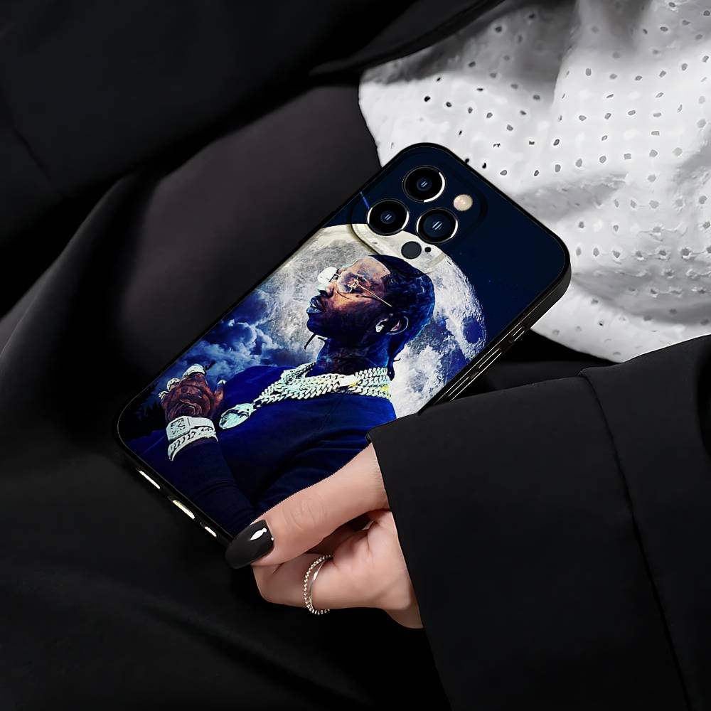 Чехол для телефона с изображением известного рэпера Pop Smoke для IPhone 17 15 Pro Max 14 Pro 12 11 13 Mini X XR XS 16 Plus SE Задняя крышка