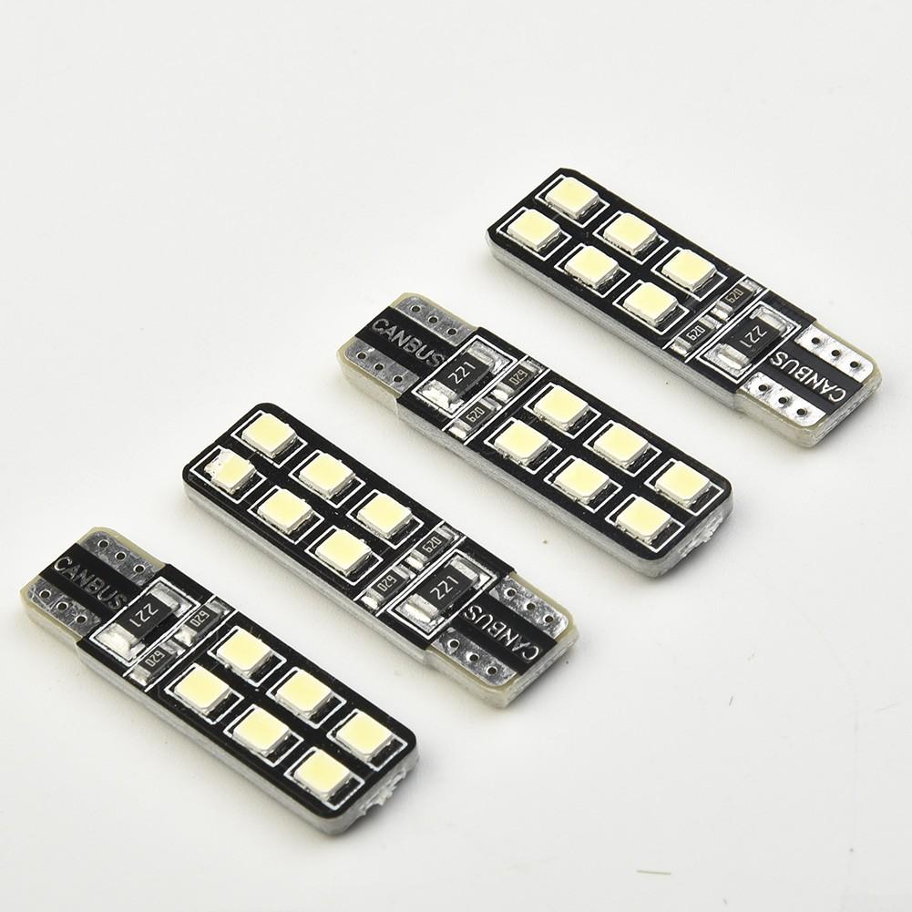Автомобильные светодиодные фонари 6000K белые брови DC12V T10-12SMD-2835 лампы портативные