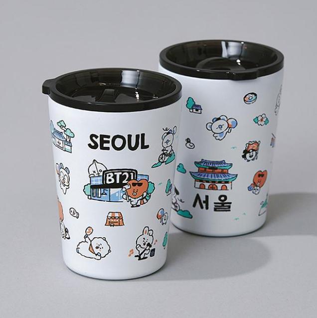 BT21 Стакан Seoul Edition (340 мл / 11,5 жидких унций.)