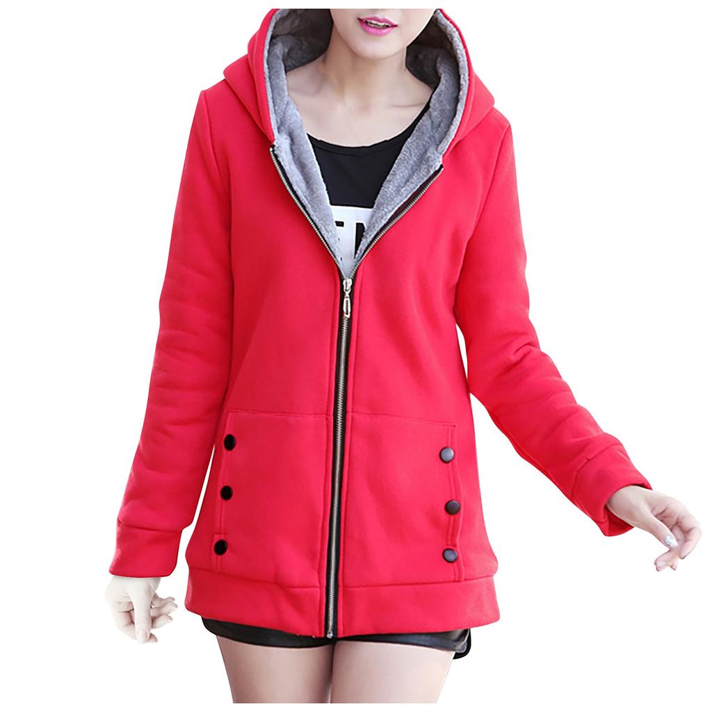 Женский флисовый кардиган на молнии с капюшоном, повседневный кардиган, теплая куртка с капюшоном на осень и зиму